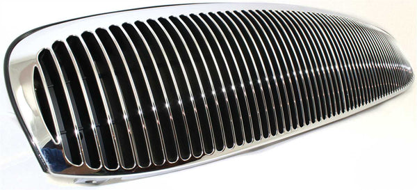 1997-2004 Buick Park Avenue Grille, Chrome Shell/Black