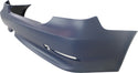 2004-2007 BMW 5- Rear Bumper Cover, Primed, w/o Park Distance Ctrl, Sedan for the years: 2004, 2005, 2006, 2007