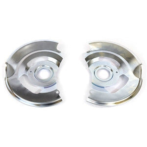 1973-1977 Chevy Chevelle Front Disc Brake Braking Plates (Pair) Single Piston Type 