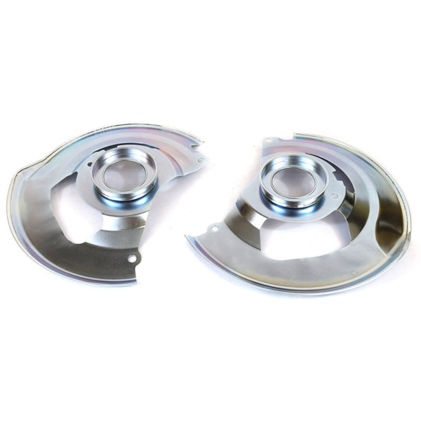 1973-1977 Oldsmobile Vista Cruiser Front Disc Brake Braking Plates (Pair) Single Piston Type 