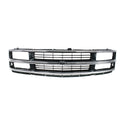 1996-2002 Chevy Express Van Grille, Chrome Shell/gray