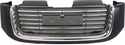 2002-2009 GMC Envoy Grille, Black Shell/gray Insert