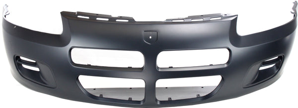 2001-2003  Dodge Stratus Front Bumper Cover, Primed, W/O Fog Lamp Holes