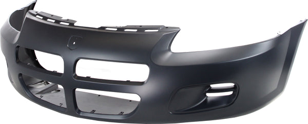 2001-2003  Dodge Stratus Front Bumper Cover, Primed, W/O Fog Lamp Holes