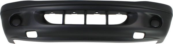 2001-2003 Dodge Dakota Front Bumper Cover, Primed, W/O Fog Light Holes