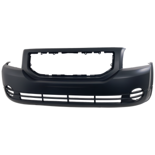 2007-2012 Dodge Caliber Front Bumper Cover, Primed, w/Out Fog Lamp Hole for the years: 2007, 2008, 2009, 2010, 2011, 2012