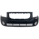 2007-2012 Dodge Caliber Front Bumper Cover, Primed, w/Out Fog Lamp Hole for the years: 2007, 2008, 2009, 2010, 2011, 2012