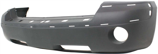 2005-2007 Dodge Dakota Front Bumper Cover, Textured, w/Fog Lamp And Chrome for the years: 2005, 2006, 2007