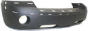 2005-2007 Dodge Dakota Front Bumper Cover, Textured, w/Fog Lamp And Chrome for the years: 2005, 2006, 2007