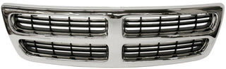 1998-2003 Dodge Van Grille, Chrome Shell/Black Insert