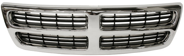 1998-2003 Dodge Van Grille, Chrome Shell/Black Insert