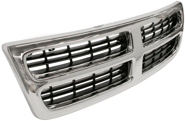 1998-2003 Dodge Van Grille, Chrome Shell/Black Insert