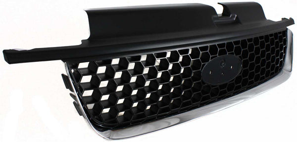 2001-2004 Ford Escape Grille, Chrome Shell/Black Insert