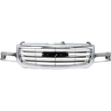 2003-2007 GMC Sierra Pickup Truck Grille, Chrome