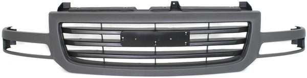 2003-2007 GMC Sierra 1500 Grille, Painted Argent