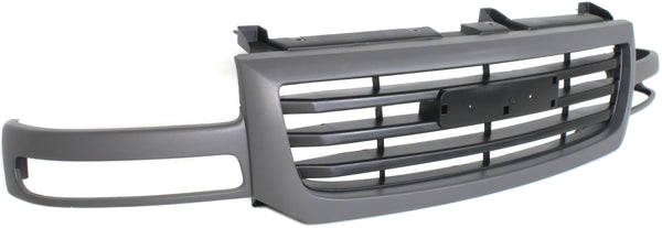 2003-2007 GMC Sierra 1500 Grille, Painted Argent