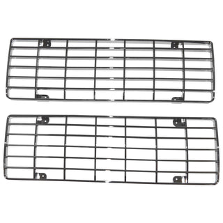 1970 Ford F-100 Pickup Chrome Grille Insert Pair