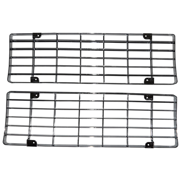 1970 Ford F-100 Pickup Chrome Grille Insert Pair