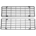 1970 Ford F-100 Pickup Grille Insert Pair Painted Silver