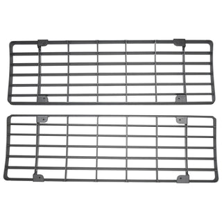 1970 Ford F-100 Pickup Grille Insert Pair Painted Silver