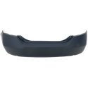 2006-2011 Honda Civic Rear Bumper Cover, Primed, Coupe - Capa for the years: 2006, 2007, 2008, 2009, 2010, 2011