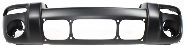 2002-2004 Jeep Liberty Front Bumper Cover, Primed, w/ Hole, Renegade for the years: 2002, 2003, 2004