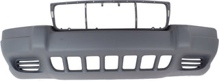 1999-2003 Jeep Grand Cherokee Front Bumper Cover, Textured, w/o Fog Lights for the years: 1999, 2000, 2001, 2002, 2003