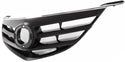 2004-2006 Mazda 3 Grille, Horizontal Bar Insert, Black