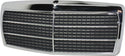 1984-1993 Mercedes 190E Grille, Chrome Shell/primed