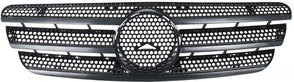 1998-2005 Mercedes ML-Class Grille, Painted-Black