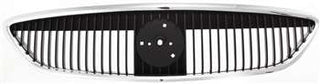 2000-2003 Mercury Sable Grille, Chrome Shell/Black