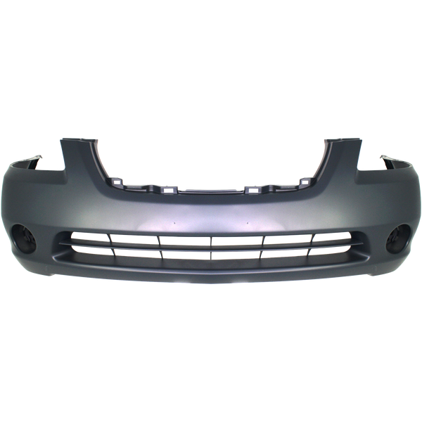 2002-2004  Nissan Altima Front Bumper Cover, Primed, With Fog Lamp Holes