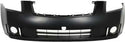 2007-2009  Nissan Sentra Front Bumper Cover, Primed, W/ Fog Lamp Hole