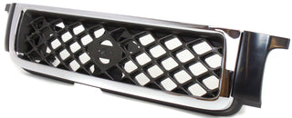 1999-2001 Nissan Pathfinder Grille, Chrome Shell/Dark Gray Insert