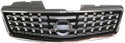 2007-2008 Nissan Sentra Grille, Chrome Shell/Black