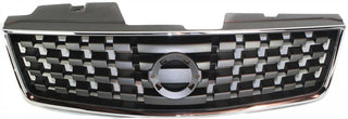 2007-2008 Nissan Sentra Grille, Chrome Shell/Black