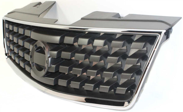 2007-2008 Nissan Sentra Grille, Chrome Shell/Black