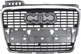 2005-2009 Audi A4 Grille, Chrome Shell/primde Insert