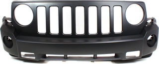 2007-2010 Jeep Patriot Front Bumper Cover, Primed, w/Tow Hooks, w/Fog Lamp for the years: 2007, 2008, 2009, 2010