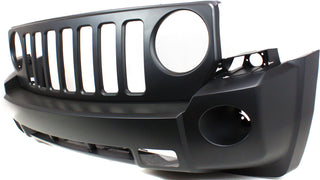 2007-2010 Jeep Patriot Front Bumper Cover, Primed, w/Tow Hooks, w/Fog Lamp for the years: 2007, 2008, 2009, 2010