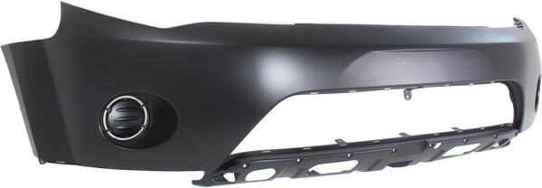 2007-2009 Mitsubishi Outlander Front Bumper Cover, Primed, w/Fog Lamp Hole for the years: 2007, 2008, 2009