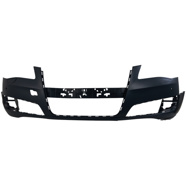 2011-2014 Audi A8 Front Bumper Cover, Primed, With Parking Aid for the years: 2011, 2012, 2013, 2014