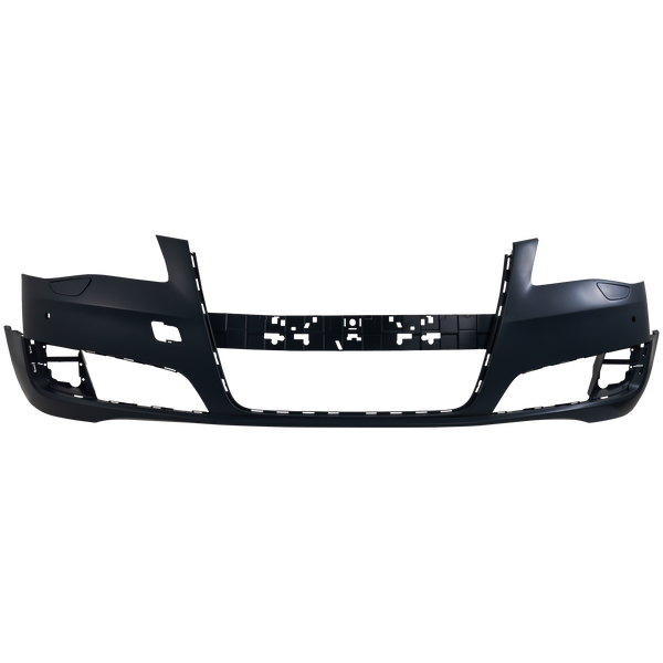 2011-2014 Audi A8 Front Bumper Cover, Primed, With Parking Aid for the years: 2011, 2012, 2013, 2014