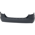 2009-2011 Audi A6 Rear Bumper Cover, Primed, With Out Parking Aid, Sedan for the years: 2009, 2010, 2011