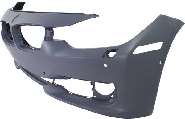 2012-2014 BMW 3 Front Bumper Cover, Primed, w/o M Sportline, w/Camera for the years: 2012, 2013, 2014, 2015