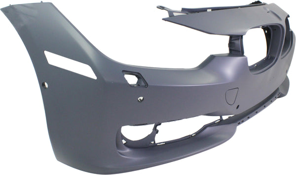 2012-2014 BMW 3 Front Bumper Cover, Primed, w/o M Sportline, w/Camera for the years: 2012, 2013, 2014, 2015