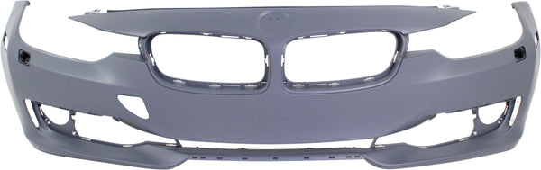 2012-2014 BMW 3- Front Bumper Cover, Primed, w/o M Sportline, w/o Camera for the years: 2012, 2013, 2014, 2015