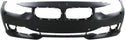 2012-2014 BMW 3-series Front Bumper Cover, Primed, w/Headlamp Washer for the years: 2012, 2013, 2014, 2015