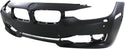 2012-2014 BMW 3-series Front Bumper Cover, Primed, w/Headlamp Washer for the years: 2012, 2013, 2014, 2015