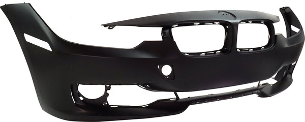 2012-2014 BMW 3-series Front Bumper Cover, Primed, PDC, PA and CAM for the years: 2012, 2013, 2014